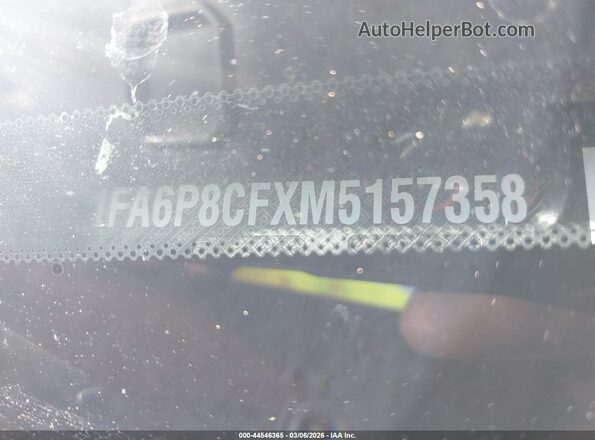 1FA6P8CFXM5157358 2021 FORD MUSTANG Red 