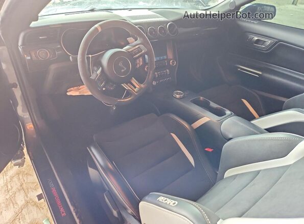 1FA6P8SJ2M5501190 2021 FORD MUSTANG Серый Вид панели приборов