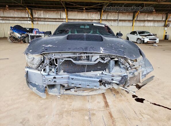1FA6P8SJ2M5501190 2021 FORD MUSTANG Серый Вид спереди