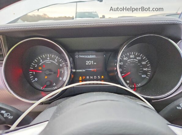 1FA6P8TH0G5210932 2016 FORD MUSTANG Серебряный Вид щитка приборов