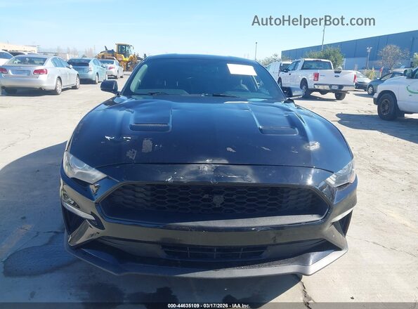 1FA6P8TH1J5163840 2018 FORD MUSTANG Black Vista del cuadro de instrumentos
