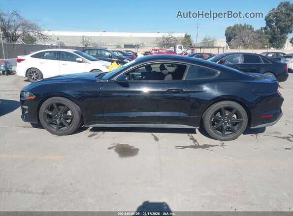 1FA6P8TH1J5163840 2018 FORD MUSTANG Black Vista interior de 360 grados