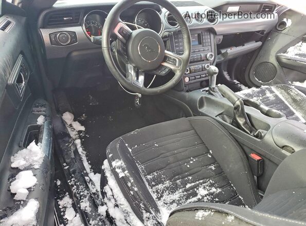 1FA6P8TH2H5304540 2017 FORD MUSTANG Black Widok deski rozdzielczej