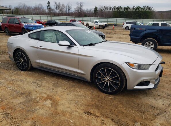 1FA6P8TH4H5247015 2017 FORD MUSTANG Silver Przód prawy