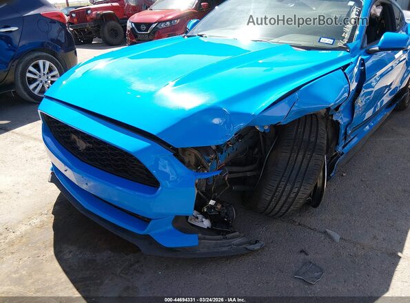 1FA6P8TH4H5259651 2017 FORD MUSTANG Blue Вид спереду