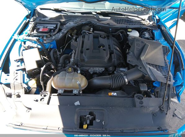 1FA6P8TH4H5259651 2017 FORD MUSTANG Blue Вид ззаду