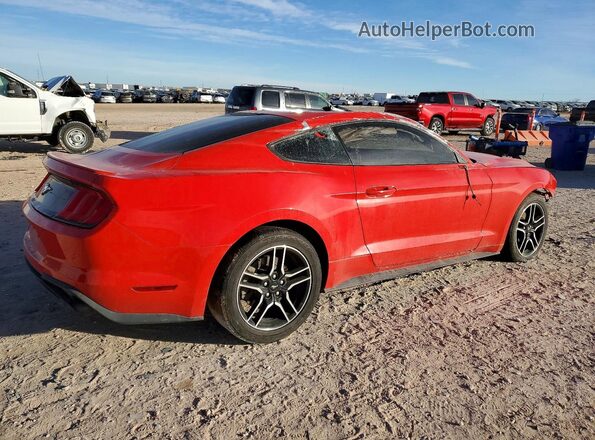 1FA6P8TH4M5100428 2021 FORD MUSTANG Red Trasero derecho