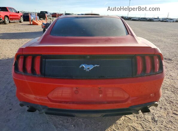 1FA6P8TH4M5100428 2021 FORD MUSTANG Red Vista trasera