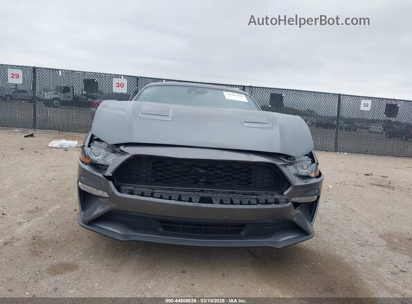 1FA6P8TH4M5148284 2021 FORD MUSTANG Gray წინა ხედი