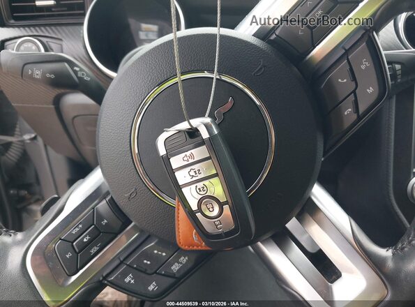 1FA6P8TH4M5148284 2021 FORD MUSTANG Gray წინა პანელის ხედი