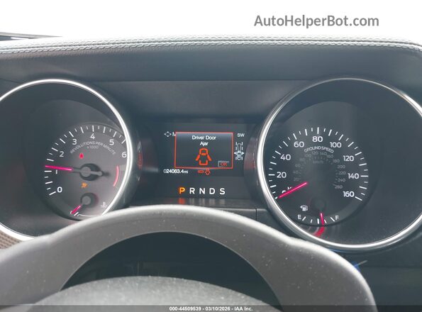 1FA6P8TH4M5148284 2021 FORD MUSTANG Gray უკანა სავარძლების ხედი
