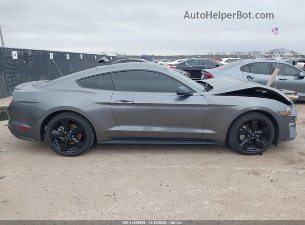 1FA6P8TH4M5148284 2021 FORD MUSTANG Gray უკანა სალონის ხედი