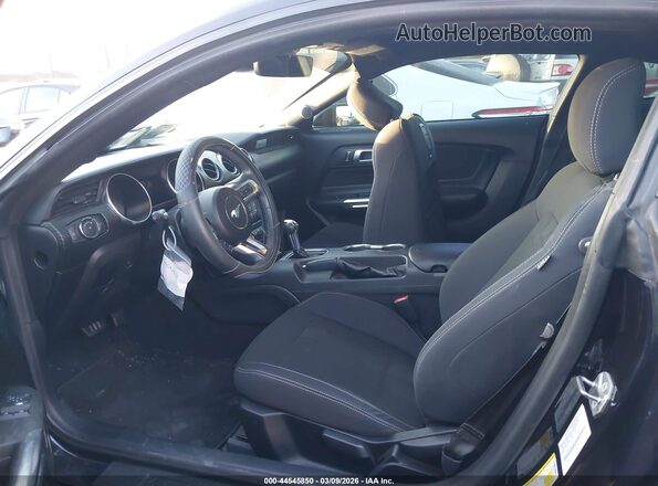 1FA6P8TH5M5127931 2021 FORD MUSTANG Black Widok wnętrza z przodu