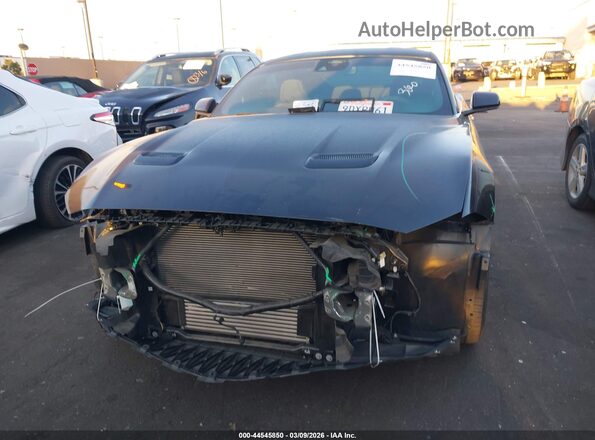 1FA6P8TH5M5127931 2021 FORD MUSTANG Black Widok z przodu
