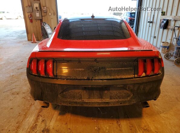 1FA6P8TH5M5146429 2021 FORD MUSTANG Red Vista trasera