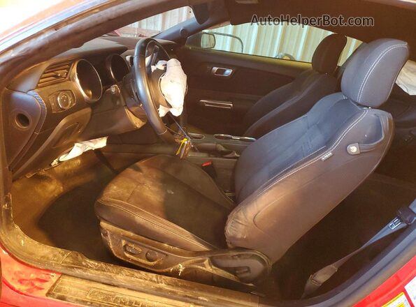 1FA6P8TH5M5146429 2021 FORD MUSTANG Red Vista interior delantera