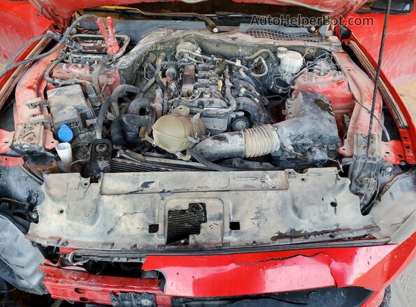 1FA6P8TH5M5146429 2021 FORD MUSTANG Red Vista interior trasera