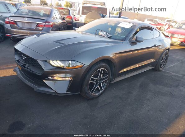 1FA6P8TH6J5143731 2018 FORD MUSTANG Серый Передняя левая четверть