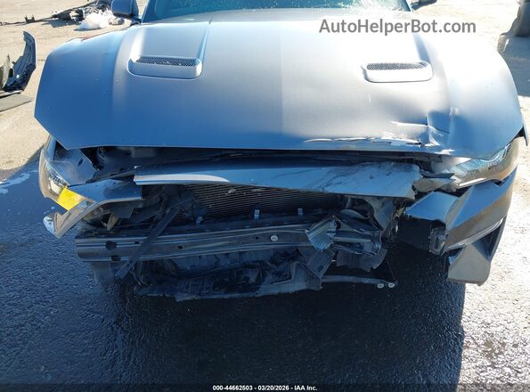 1FA6P8TH6M5103718 2021 FORD MUSTANG Gray Вид спереду