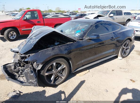 1FA6P8TH6M5127307 2021 FORD MUSTANG Black Przód lewy