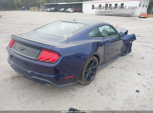 1FA6P8TH7K5200603 2019 FORD MUSTANG Синий Задняя правая четверть