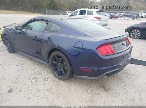 1FA6P8TH7K5200603 2019 FORD MUSTANG Синий Задняя левая четверть
