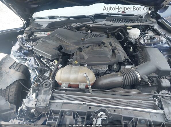 1FA6P8TH7K5200603 2019 FORD MUSTANG Синий Вид сзади