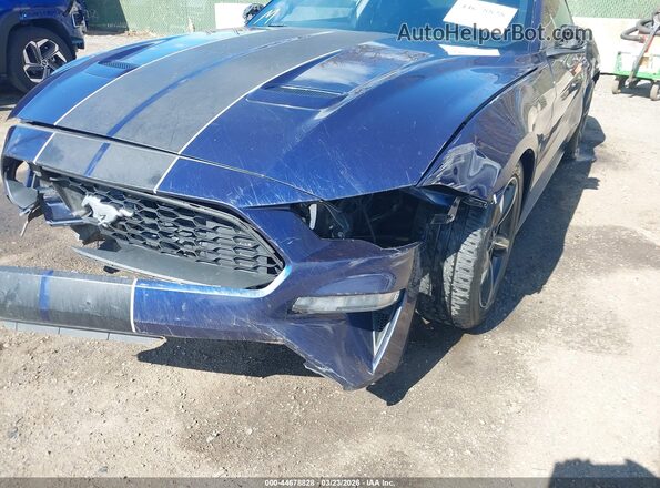 1FA6P8TH8L5122737 2020 FORD MUSTANG Blue Vista frontal