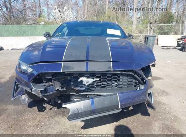1FA6P8TH8L5122737 2020 FORD MUSTANG Blue Vista del cuadro de instrumentos