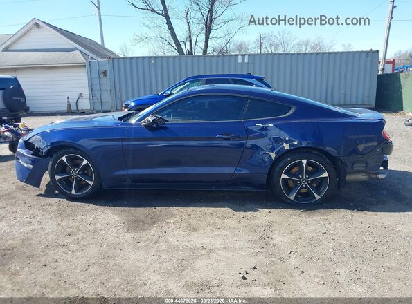 1FA6P8TH8L5122737 2020 FORD MUSTANG Blue Vista interior de 360 grados
