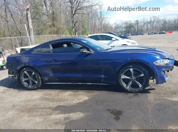 1FA6P8TH8L5122737 2020 FORD MUSTANG Blue Vista interior trasera