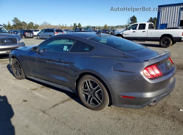 1FA6P8TH8M5103221 2021 FORD MUSTANG Gray Tył lewy