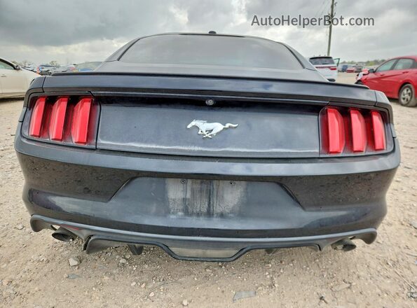 1FA6P8TH9G5228376 2016 FORD MUSTANG Black უკანა ხედი