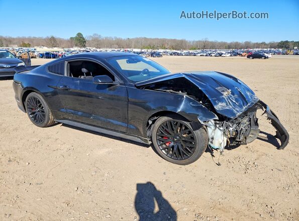 1FA6P8TH9N5126282 2022 FORD MUSTANG Black წინა მარჯვენა