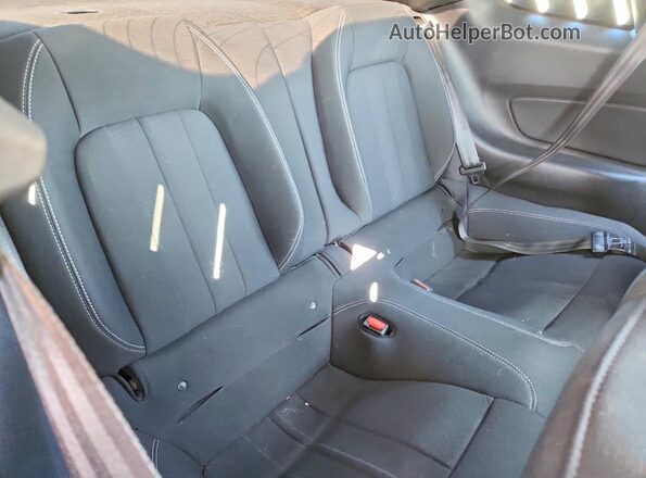 1FA6P8TH9N5126282 2022 FORD MUSTANG Black უკანა სავარძლების ხედი