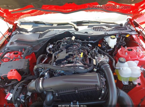 1FA6P8TH9T5108572 2026 FORD MUSTANG Красный Вид сзади