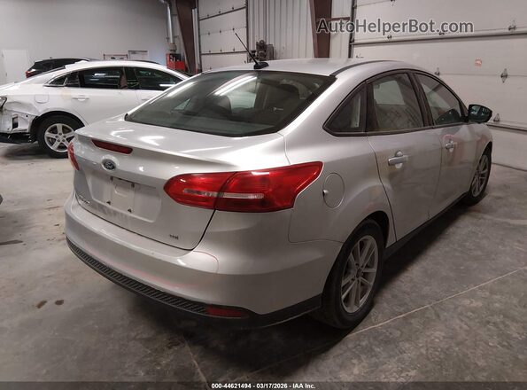 1FADP3F25HL300687 2017 FORD FOCUS Silver 