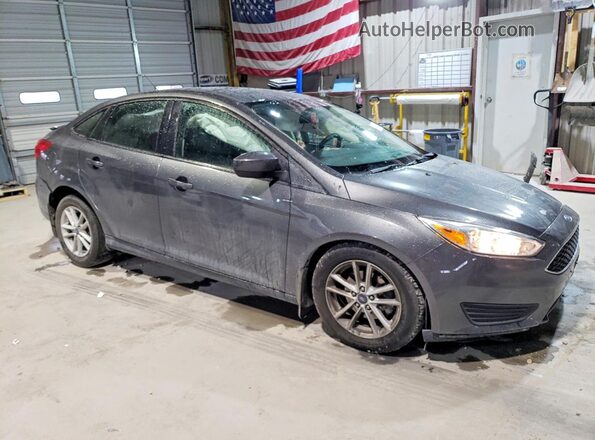 1FADP3F25JL331038 2018 FORD FOCUS Charcoal Przód prawy