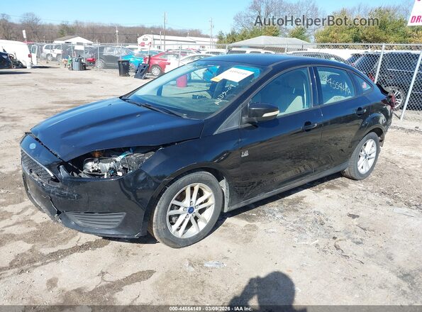 1FADP3F27HL322433 2017 FORD FOCUS Black Front left