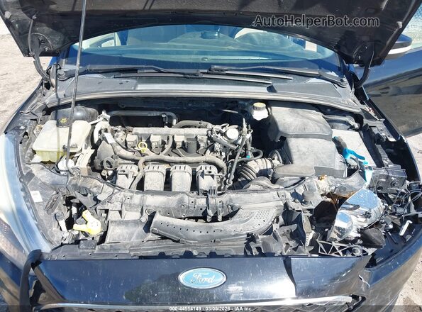 1FADP3F27HL322433 2017 FORD FOCUS Black Rear view