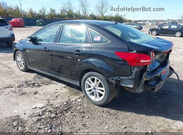 1FADP3F27HL322433 2017 FORD FOCUS Black Rear left
