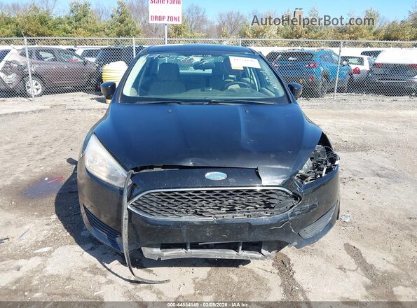 1FADP3F27HL322433 2017 FORD FOCUS Black Rear interior view
