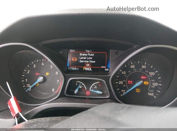 1FADP3F29GL331536 2016 FORD FOCUS Blue Rear seats view