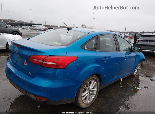1FADP3F29GL331536 2016 FORD FOCUS Blue Rear right