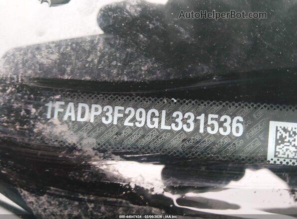 1FADP3F29GL331536 2016 FORD FOCUS Blue Engine compartment view