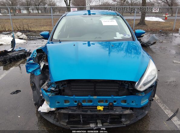 1FADP3F29GL331536 2016 FORD FOCUS Blue Instrument cluster view