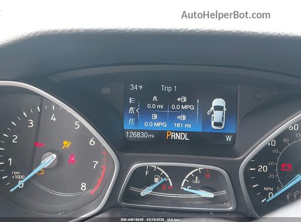 1FADP3F2XGL217917 2016 FORD FOCUS Gray 