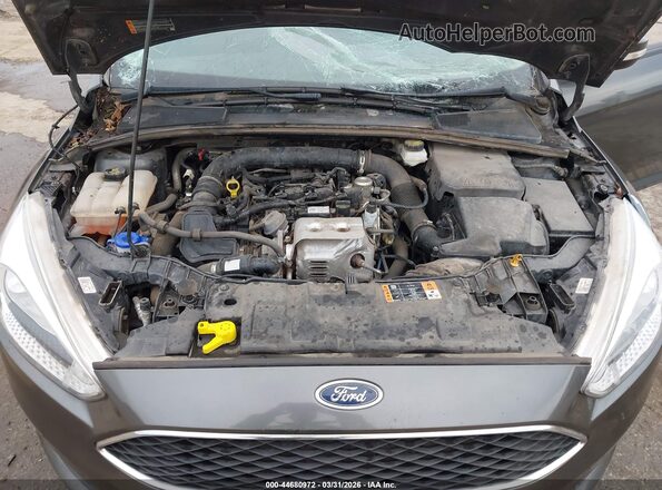 1FADP3FE0JL276184 2018 FORD FOCUS Gray Rear view