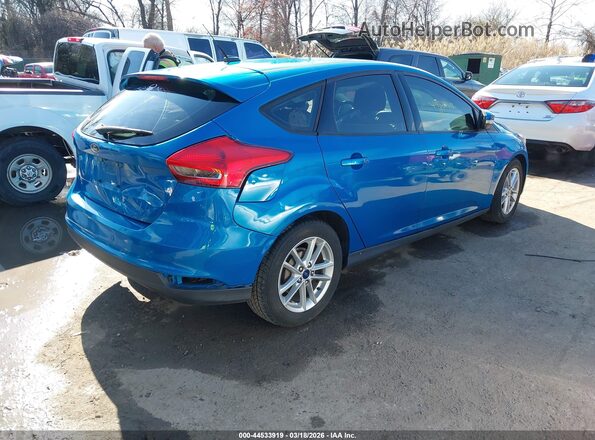 1FADP3K26GL318409 2016 FORD FOCUS Blue Задня права чверть