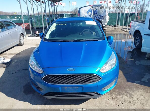 1FADP3K26GL318409 2016 FORD FOCUS Blue Вид щитка приладів